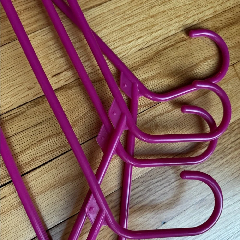 Set of Pink Clothes Hangers